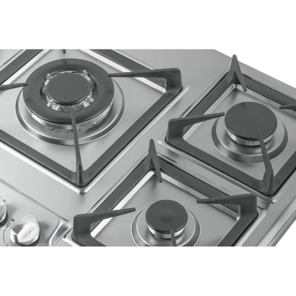 Shop Empava 30 Stainless Steel 5 Italy Sabaf Burners Stove Top