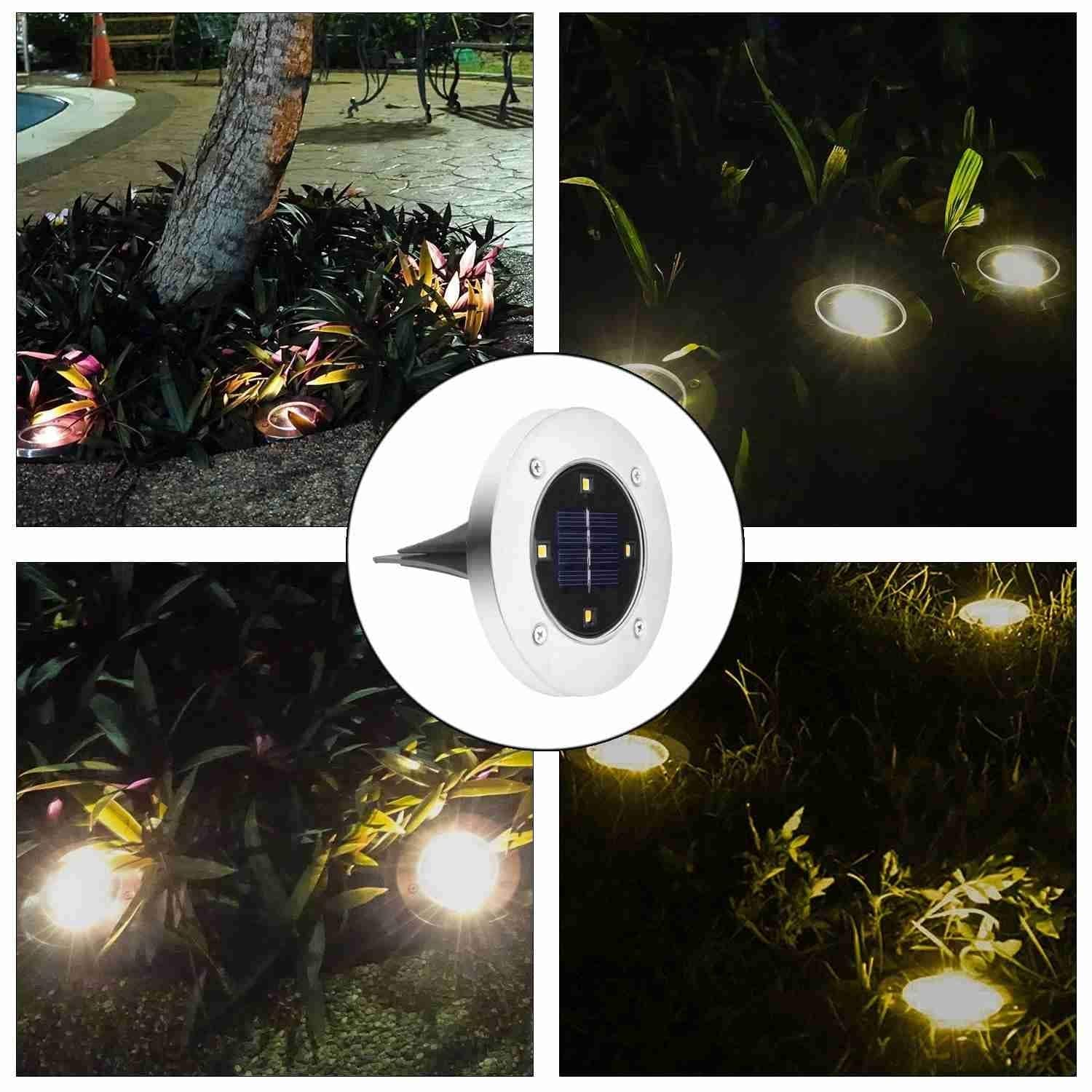 ground level solar lights