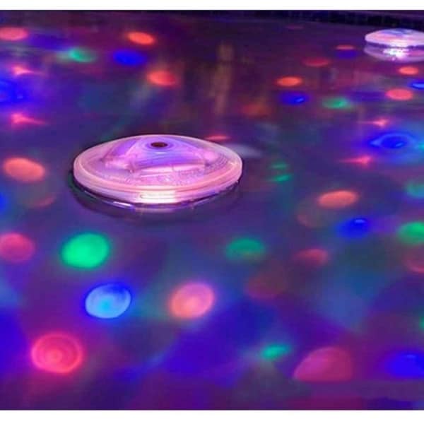 solar pool disco light