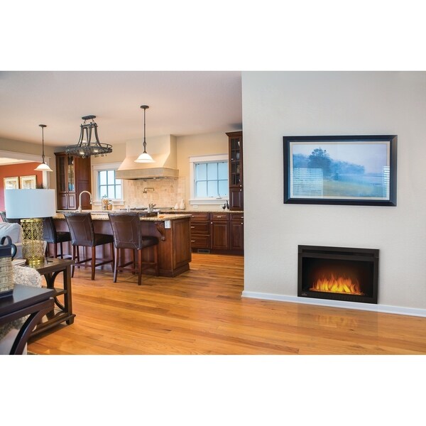 Napoleon Cinema Series 27 Inch Gl Media Electric Fireplace Napoleon Cinema Series 27 Inch Gl Media Electric Fireplace Built In Insert With Remote Control Free Shipping Today 22478688