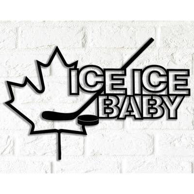Decorotive Metal Wall Art - Ice Ice Baby