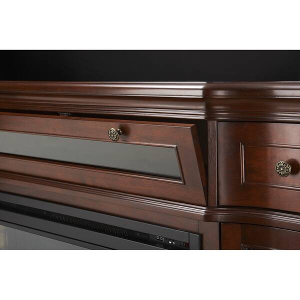 Shop Napoleon The Colbert Mahogany Electric Fireplace Mantel