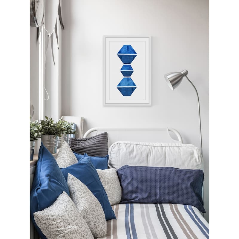 Hexagon Trio' Framed Painting Print - On Sale - Bed Bath & Beyond 