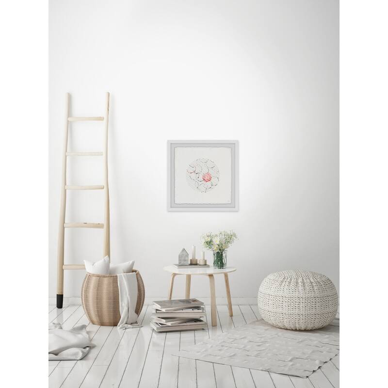 Pink Materialization' Framed Painting Print