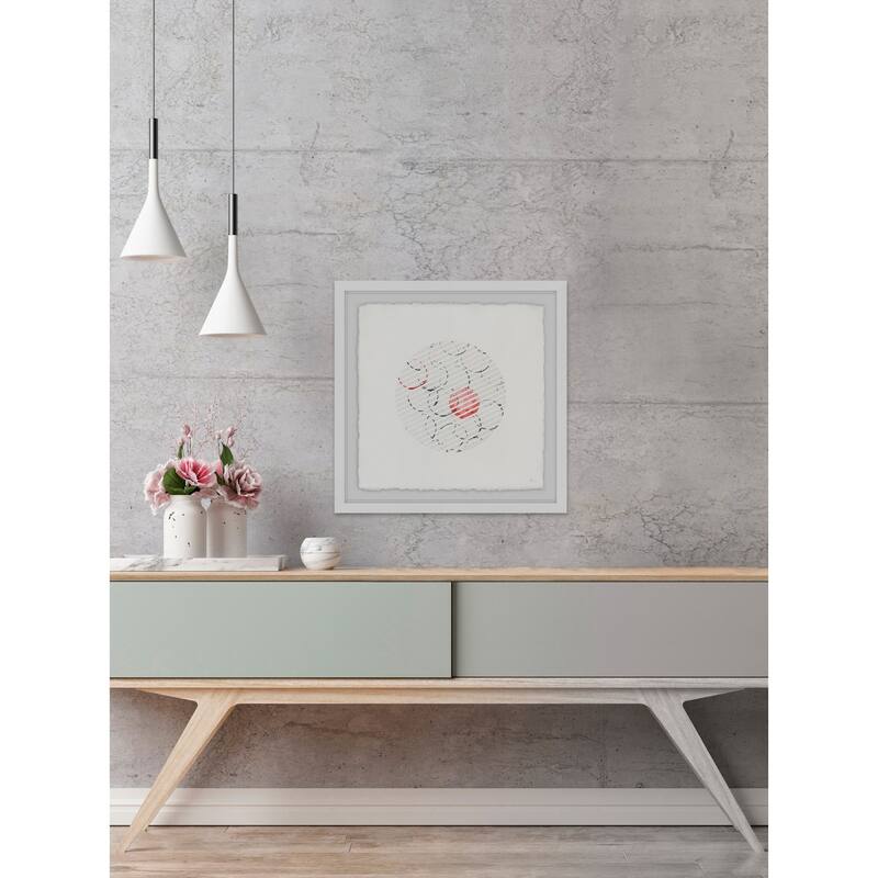 Pink Materialization' Framed Painting Print