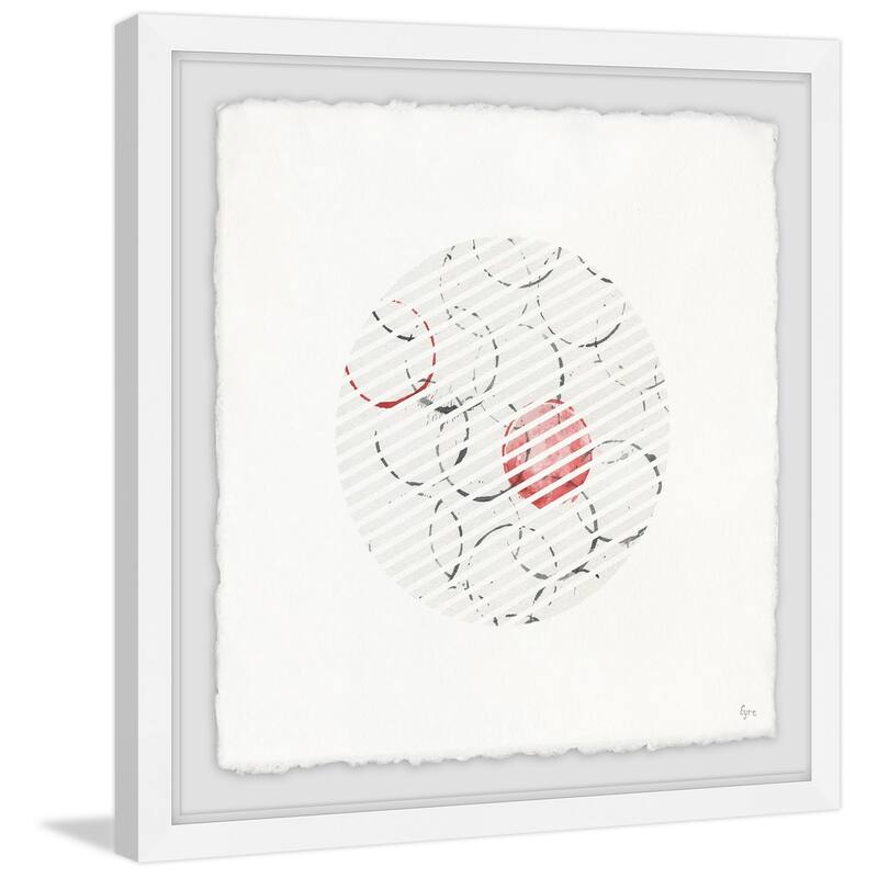 Pink Materialization' Framed Painting Print