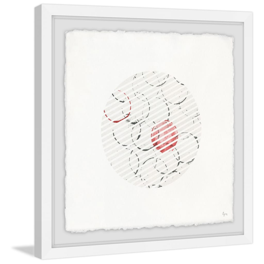 Pink Materialization' Framed Painting Print