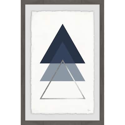 Blue Ascension III' Framed Painting Print