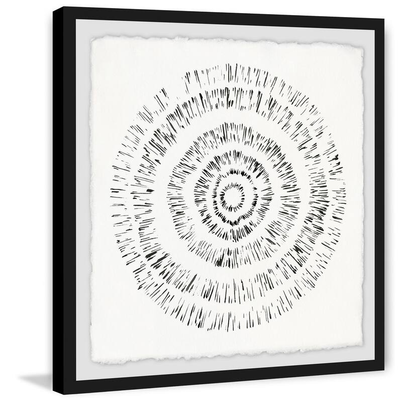 Tree Stamp' Framed Painting Print