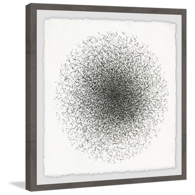 Black Sands' Framed Painting Print