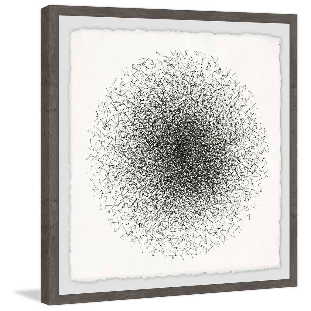 Black Sands' Framed Painting Print