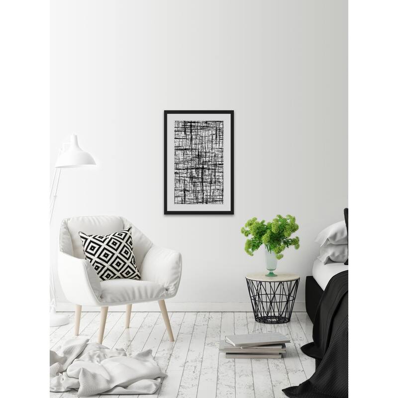 Aesthetic Singularity' Framed Painting Print