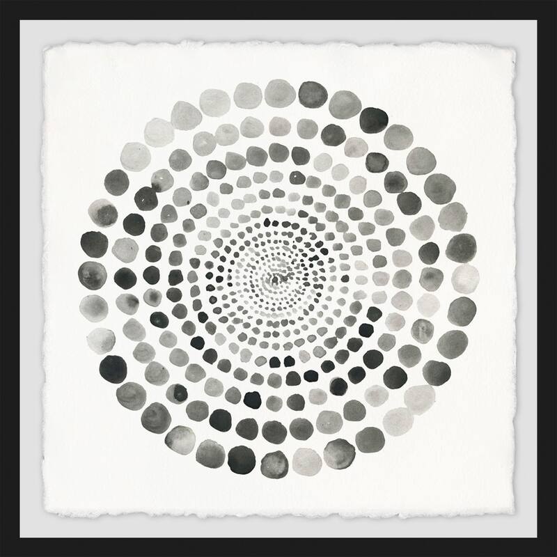 Grey Paradox' Framed Painting Print