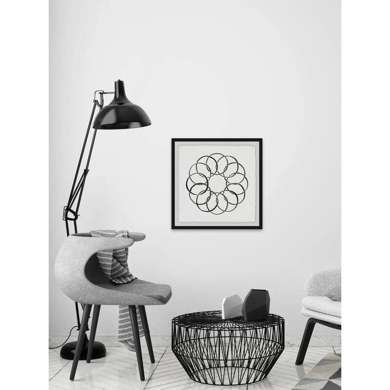 Sphere of Rings' Framed Painting Print