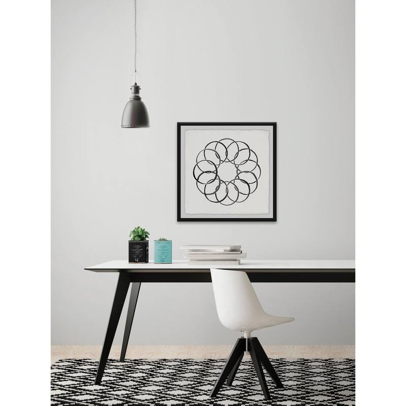 Sphere of Rings' Framed Painting Print