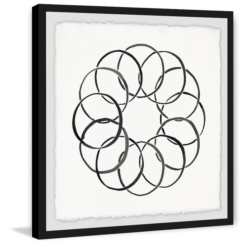 Sphere of Rings' Framed Painting Print