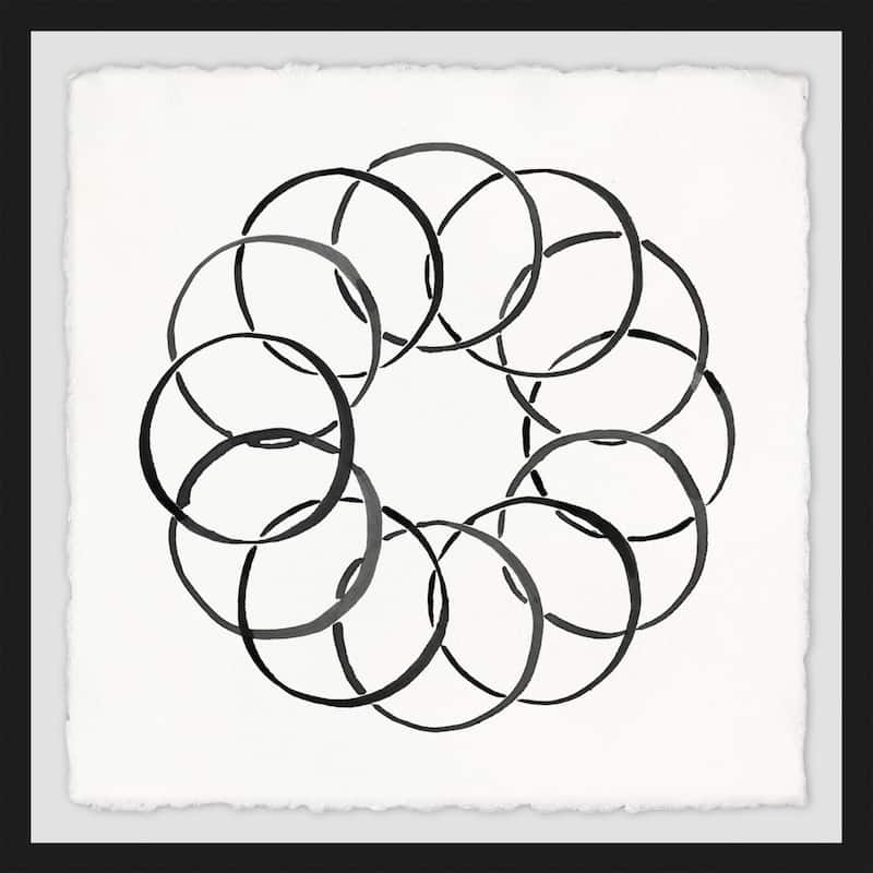 Sphere of Rings' Framed Painting Print