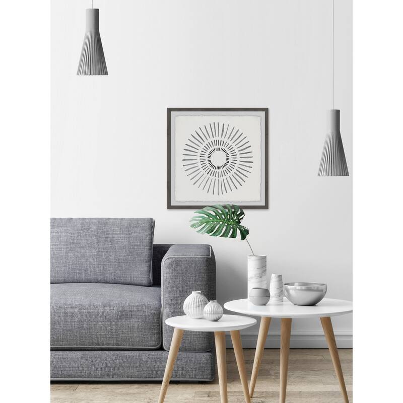 Sundial' Framed Painting Print
