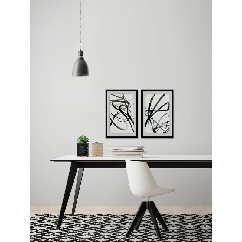 Marmont Hill - Handmade Toxic Lines Diptych