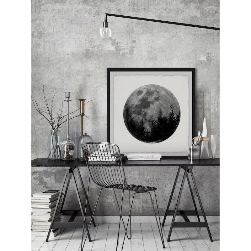 Darkening Moon' Framed Painting Print