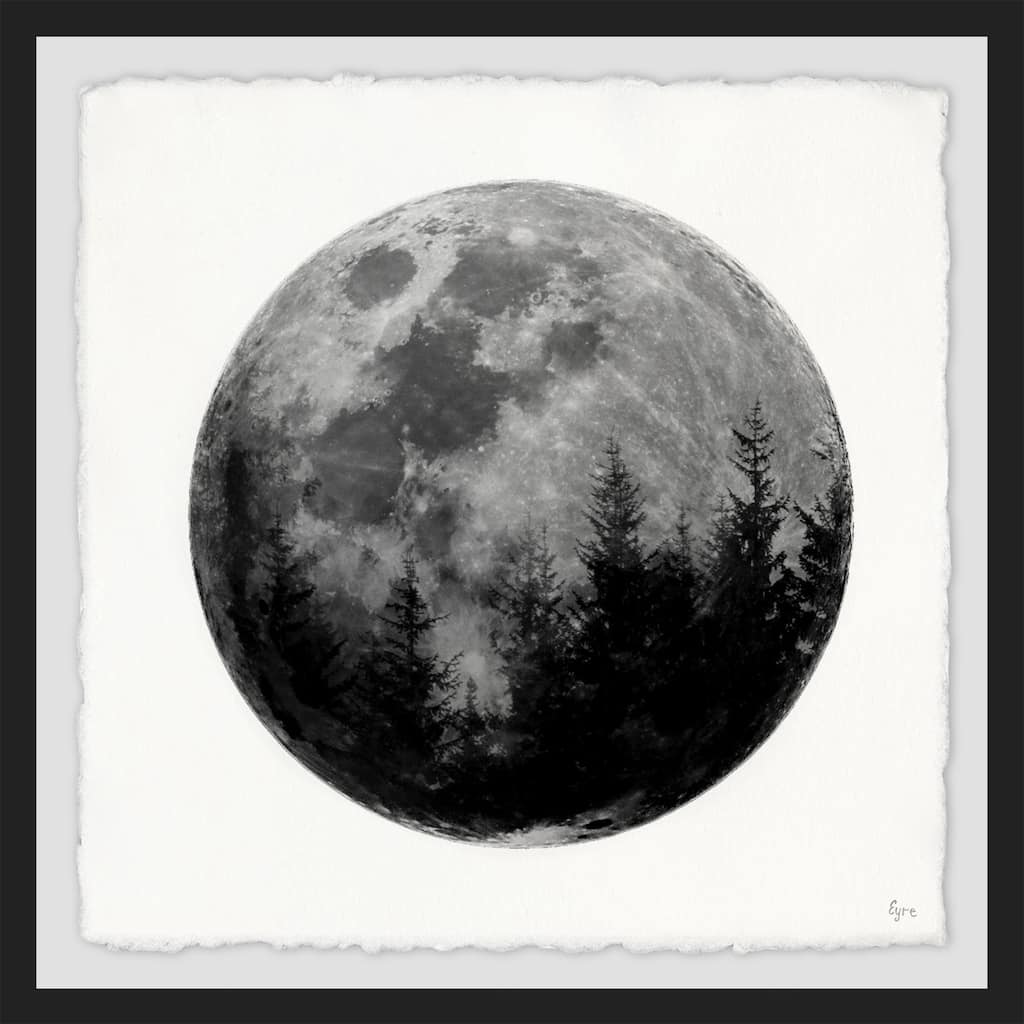 Darkening Moon' Framed Painting Print