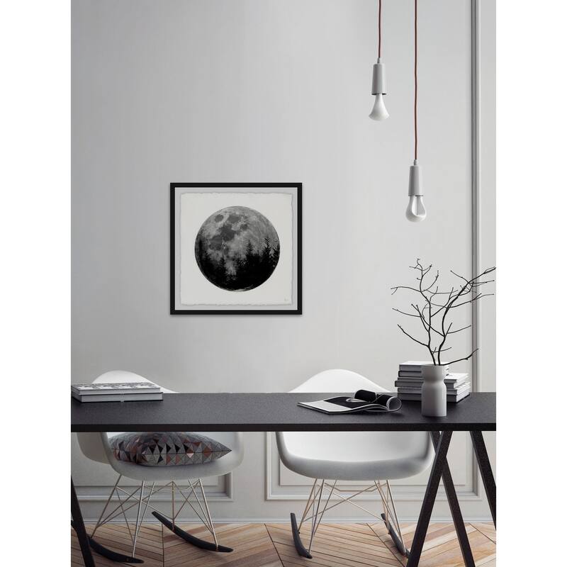 Darkening Moon' Framed Painting Print