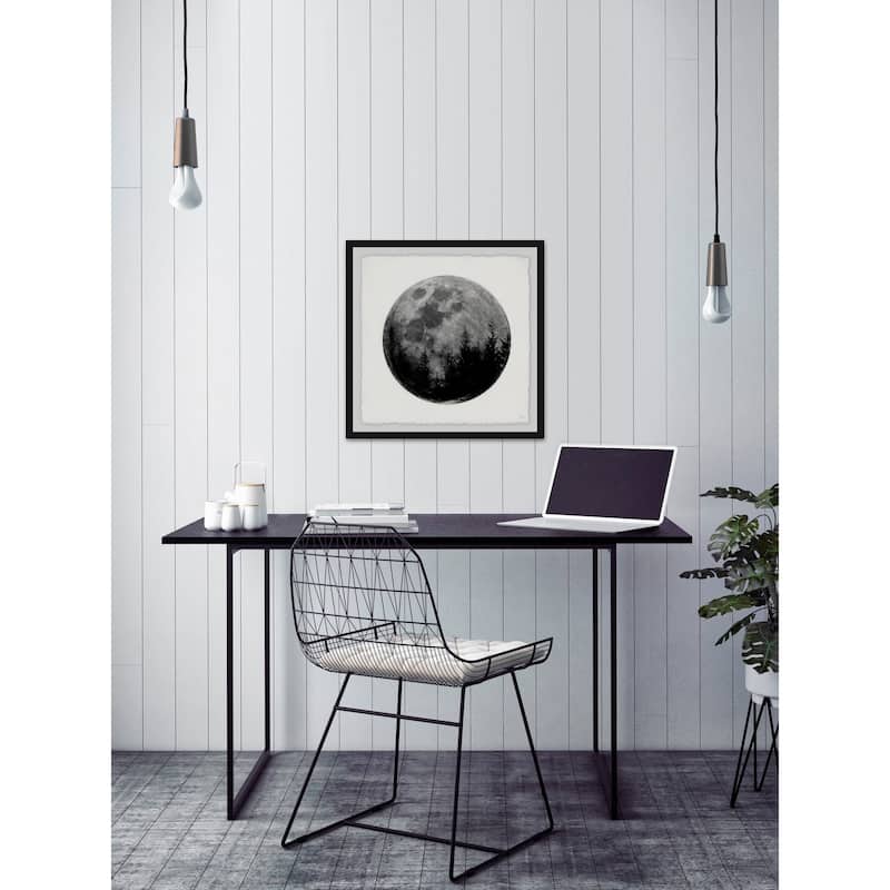 Darkening Moon' Framed Painting Print