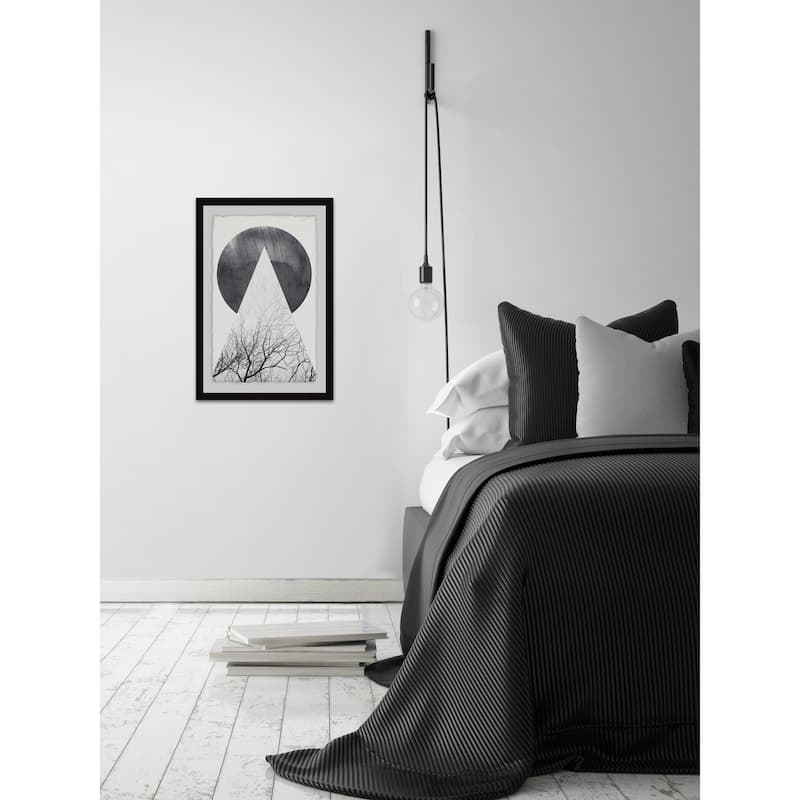 'A Full Moon' Framed Painting Print