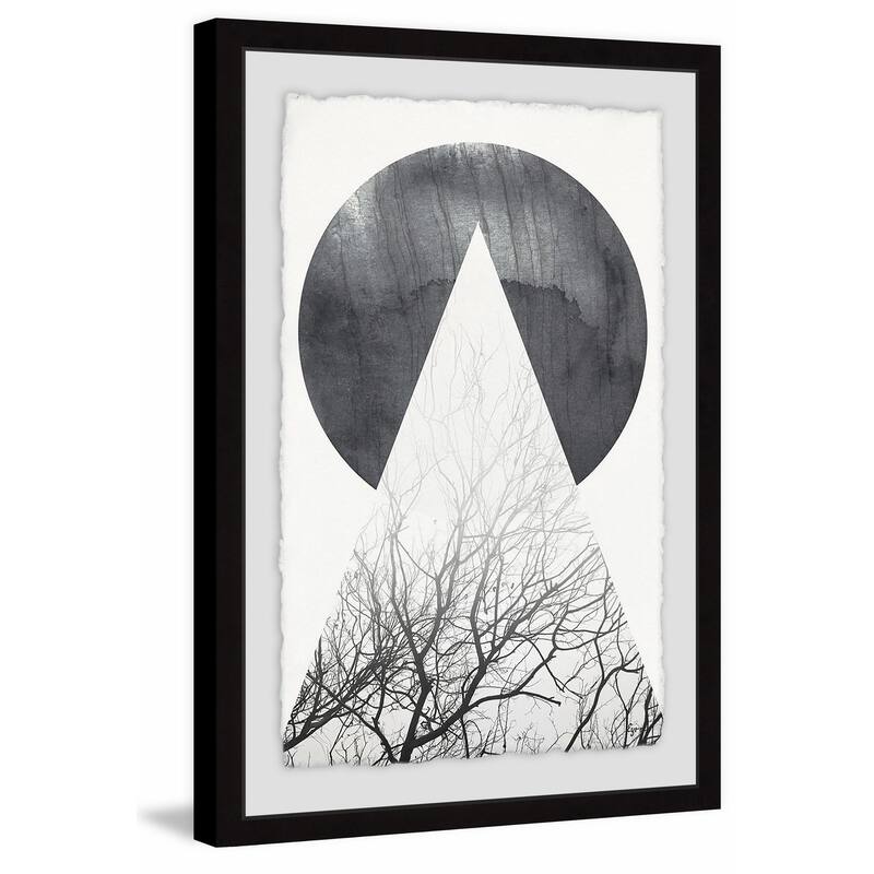 'A Full Moon' Framed Painting Print