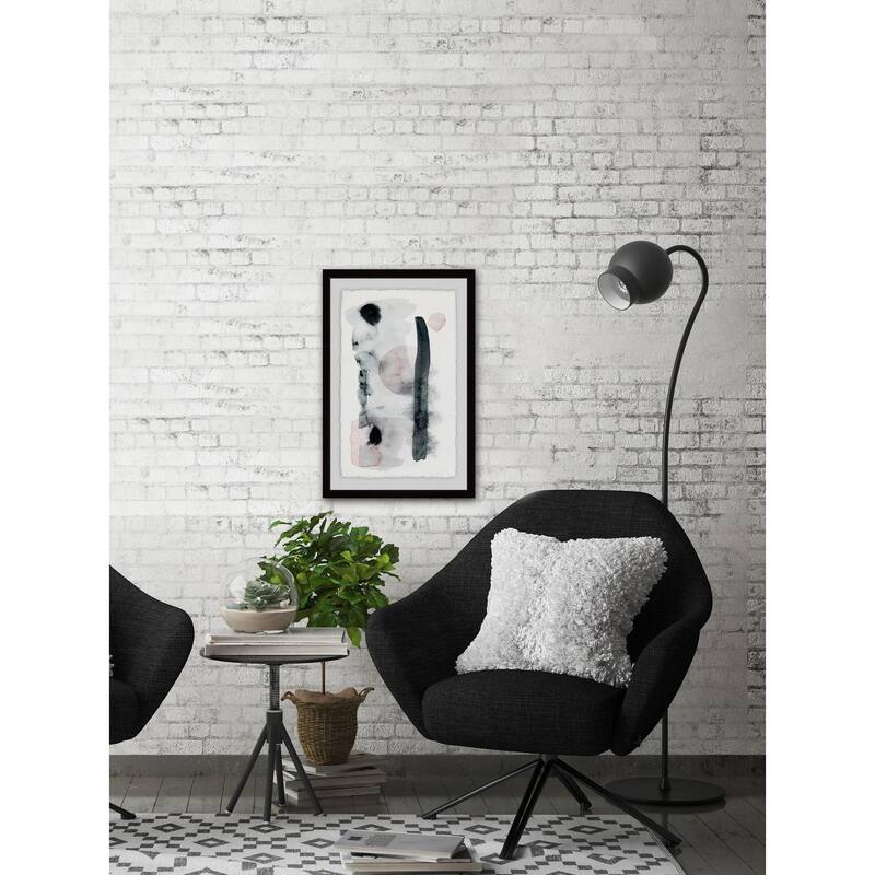 'Black Shadows' Framed Painting Print