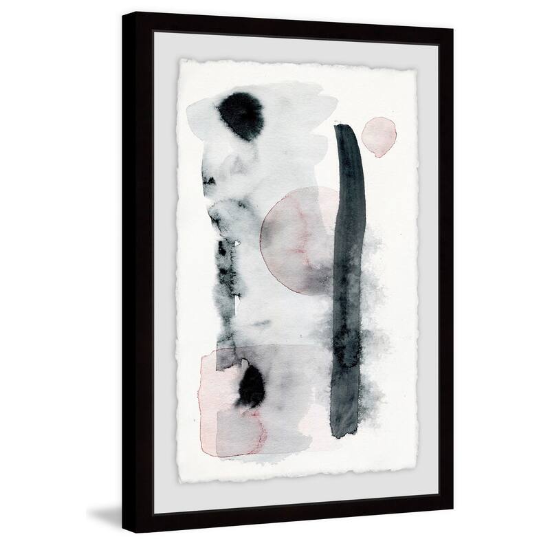 'Black Shadows' Framed Painting Print