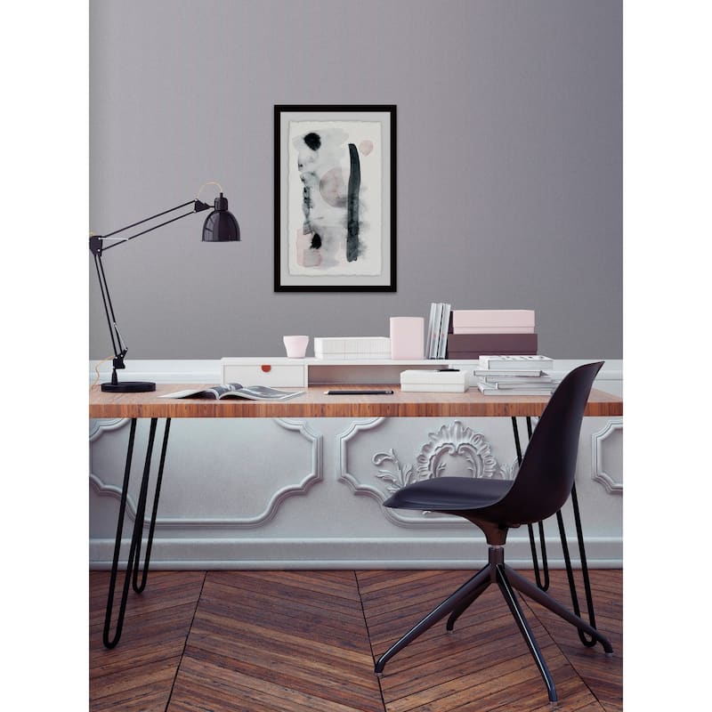 'Black Shadows' Framed Painting Print