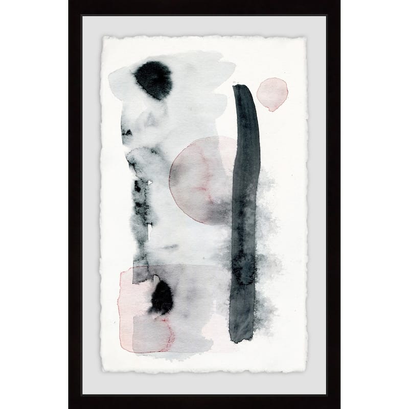 'Black Shadows' Framed Painting Print