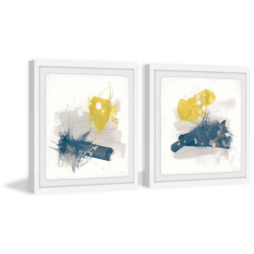 Marmont Hill - Handmade Bitte Diptych - Multi-Color