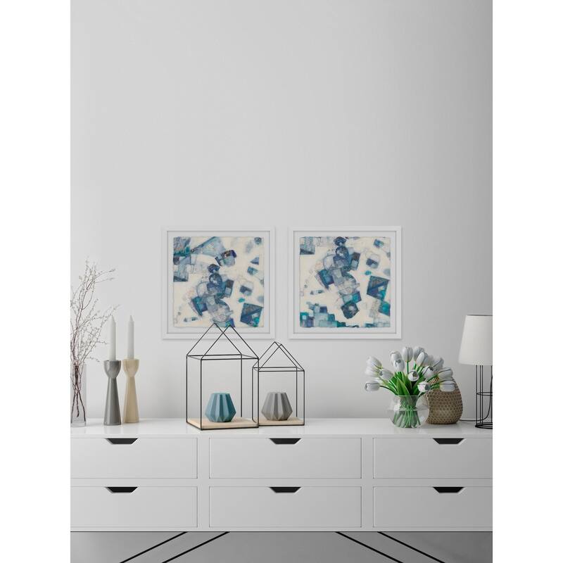 Marmont Hill - Handmade Fantasia Diptych - Multi-Color
