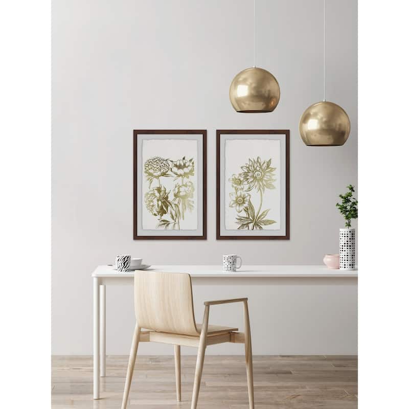 Marmont Hill - Handmade Desert Blooms II Diptych - Multi-Color