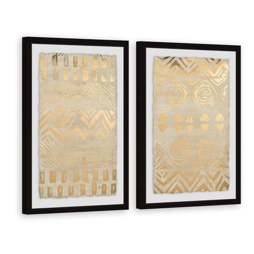 Marmont Hill - Handmade Pattern Bazaar II Diptych - Multi-Color
