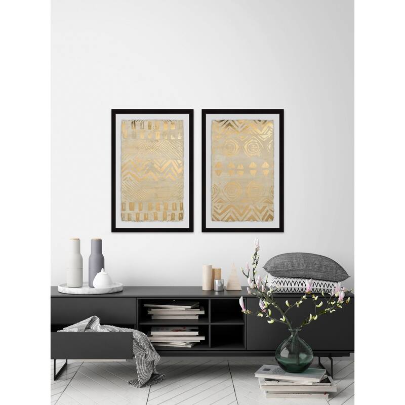 Marmont Hill - Handmade Pattern Bazaar II Diptych - Multi-Color