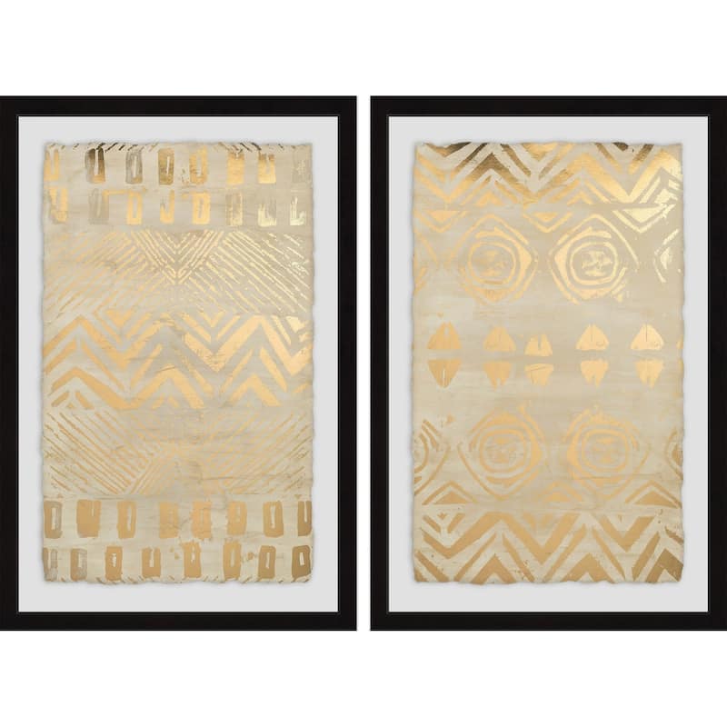 Marmont Hill - Handmade Pattern Bazaar II Diptych - Multi-Color