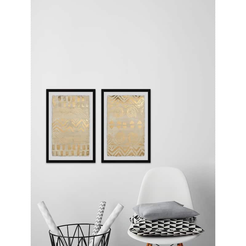 Marmont Hill - Handmade Pattern Bazaar II Diptych - Multi-Color