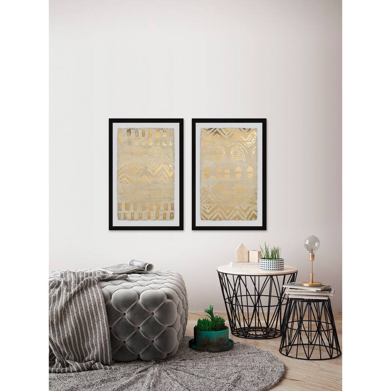 Marmont Hill - Handmade Pattern Bazaar II Diptych - Multi-Color