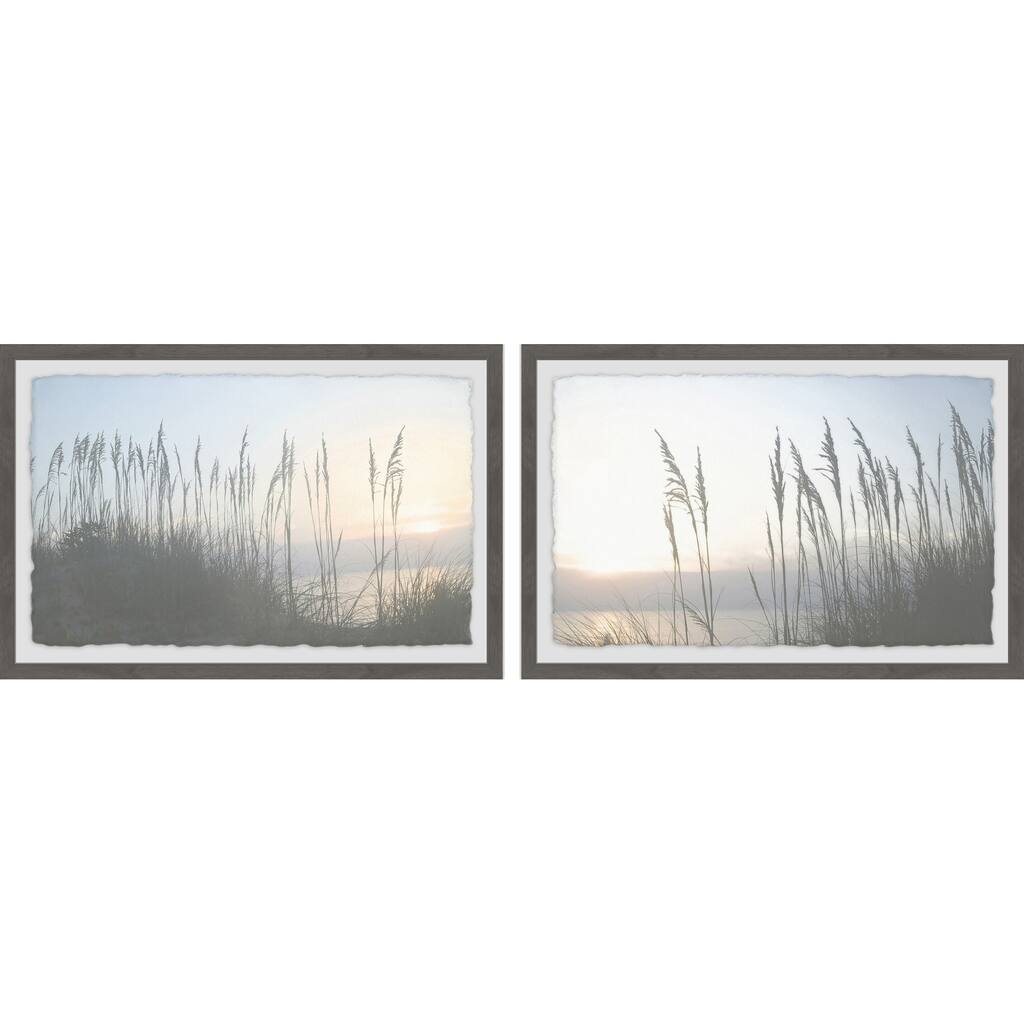 Marmont Hill - Handmade Morning Whisper II Diptych - Multi-Color
