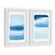 Marmont Hill - Handmade Blue Flows II Diptych - Multi-color - Bed Bath ...