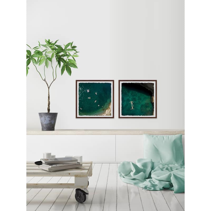 Marmont Hill - Handmade Self-Subsistent Diptych - Multi-Color