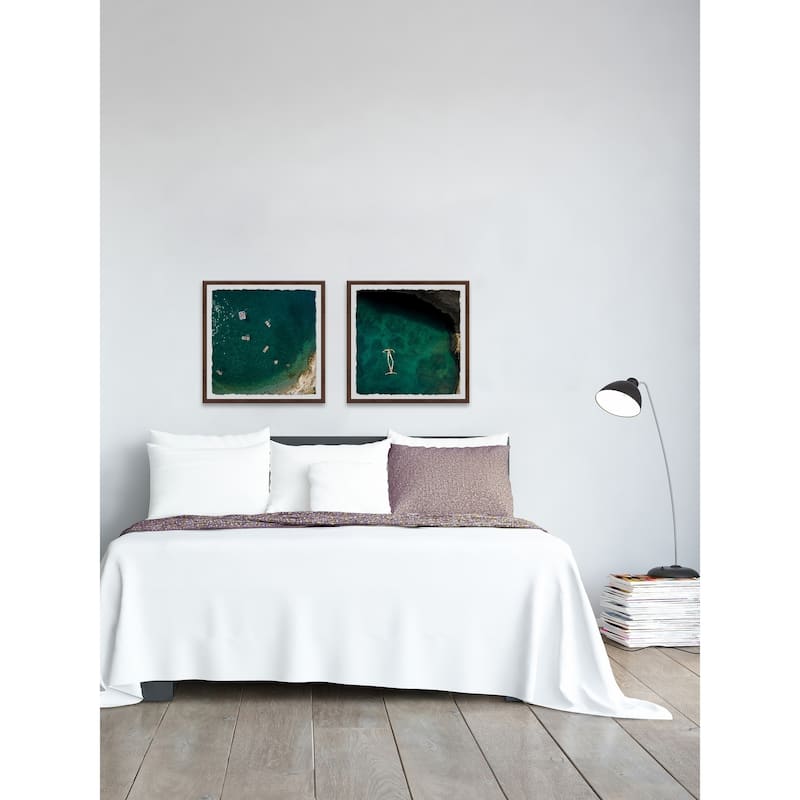 Marmont Hill - Handmade Self-Subsistent Diptych - Multi-Color