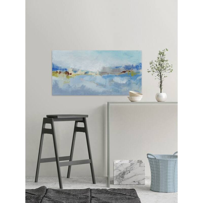 'Sea Breeze Landscape II' Painting Print on Wrapped Canvas - Multi-Color