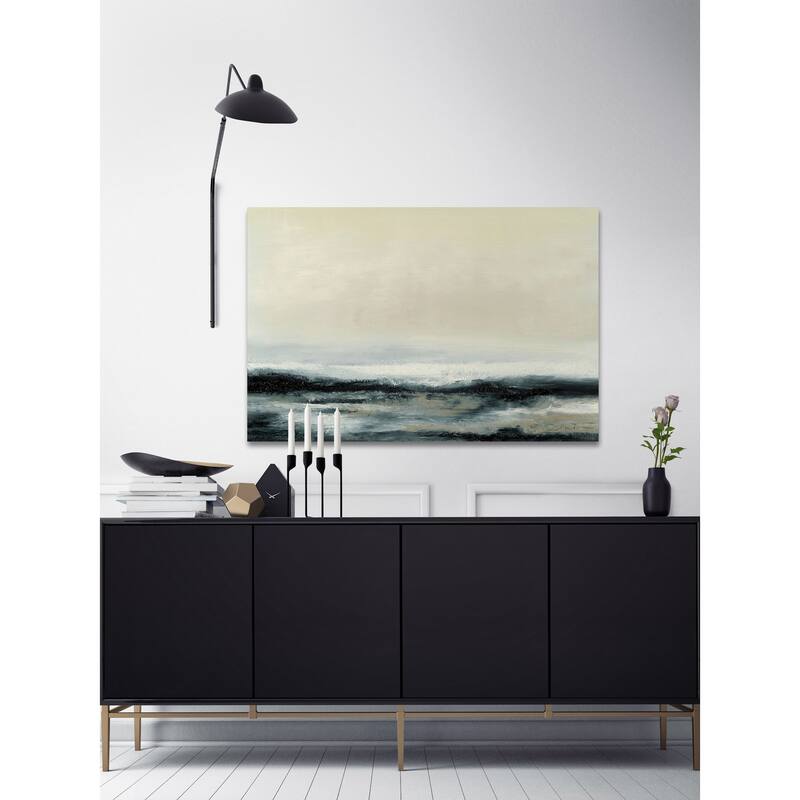 Ocean Tide II' Painting Print on Wrapped Canvas - Multi-Color