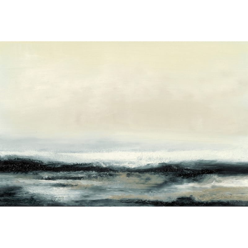 Ocean Tide II' Painting Print on Wrapped Canvas - Multi-Color