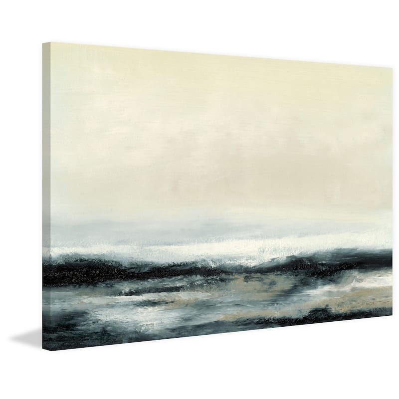 Ocean Tide II' Painting Print on Wrapped Canvas - Multi-Color