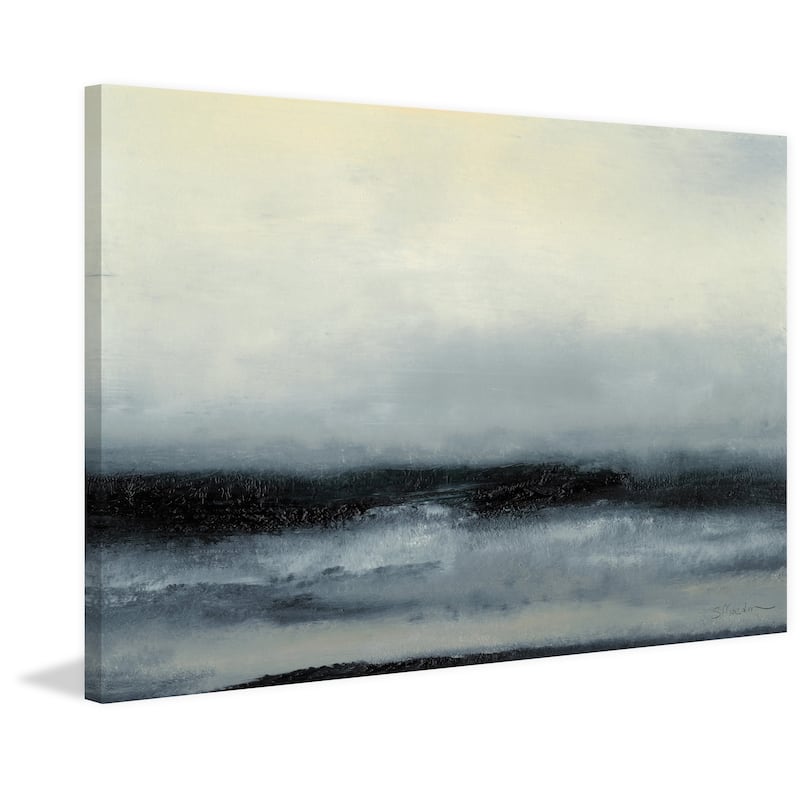 Ocean Tide III' Painting Print on Wrapped Canvas - Multi-Color
